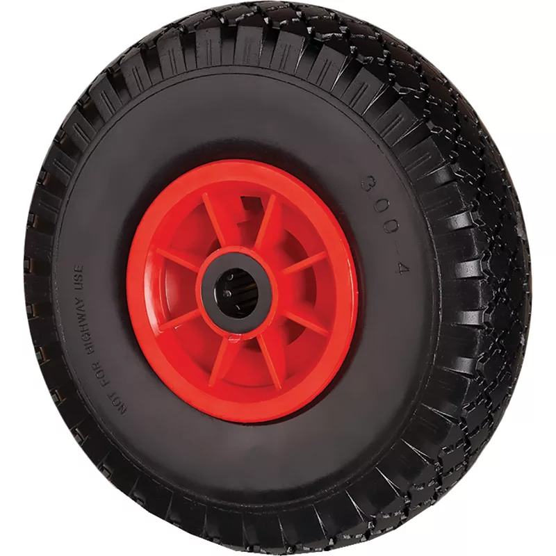 ROUE INCREVABLE 75 KG 389 MM POUR BROUETTE AXE 20MM