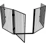 BARRIERE DE PROTECTION 76X240CM 4 PANNEAUX , PREND LA FORME SOUHAITEE