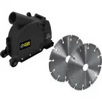 KIT DE RAINURAGE BÉTON Ø 125MM