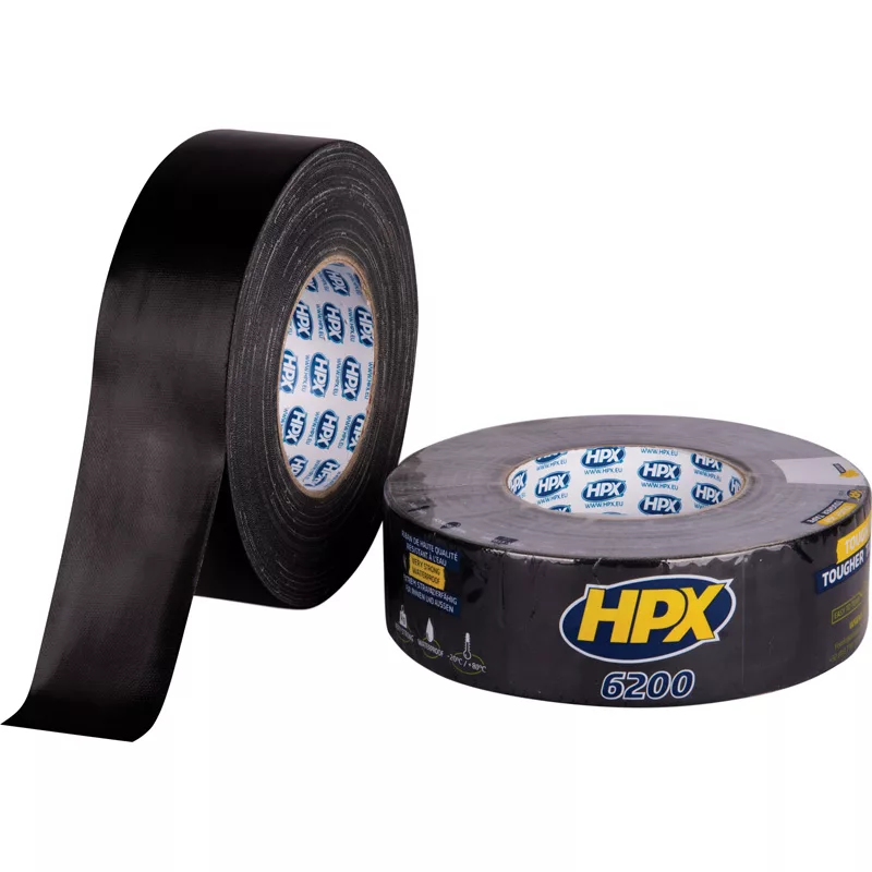 RUBAN TOILE ADHÉSIF – NOIR 48MM X 25M