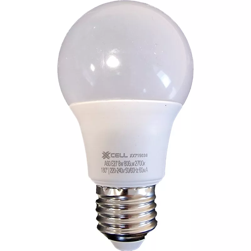 AMPOULE A60 SMD E27 MILKY 8W