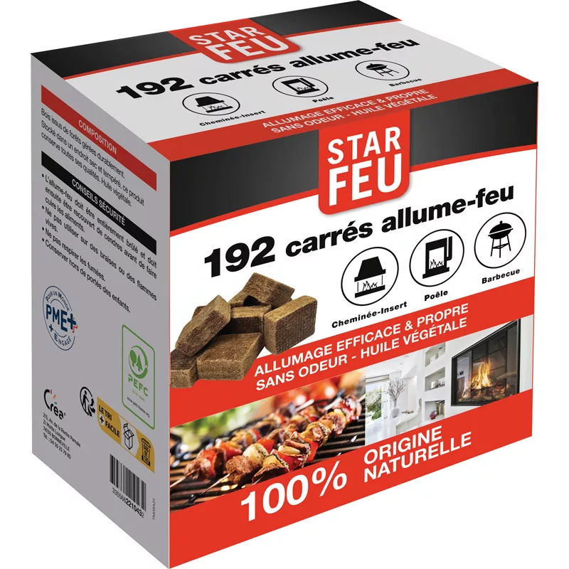 CARRES STARFEU LOT DE 192