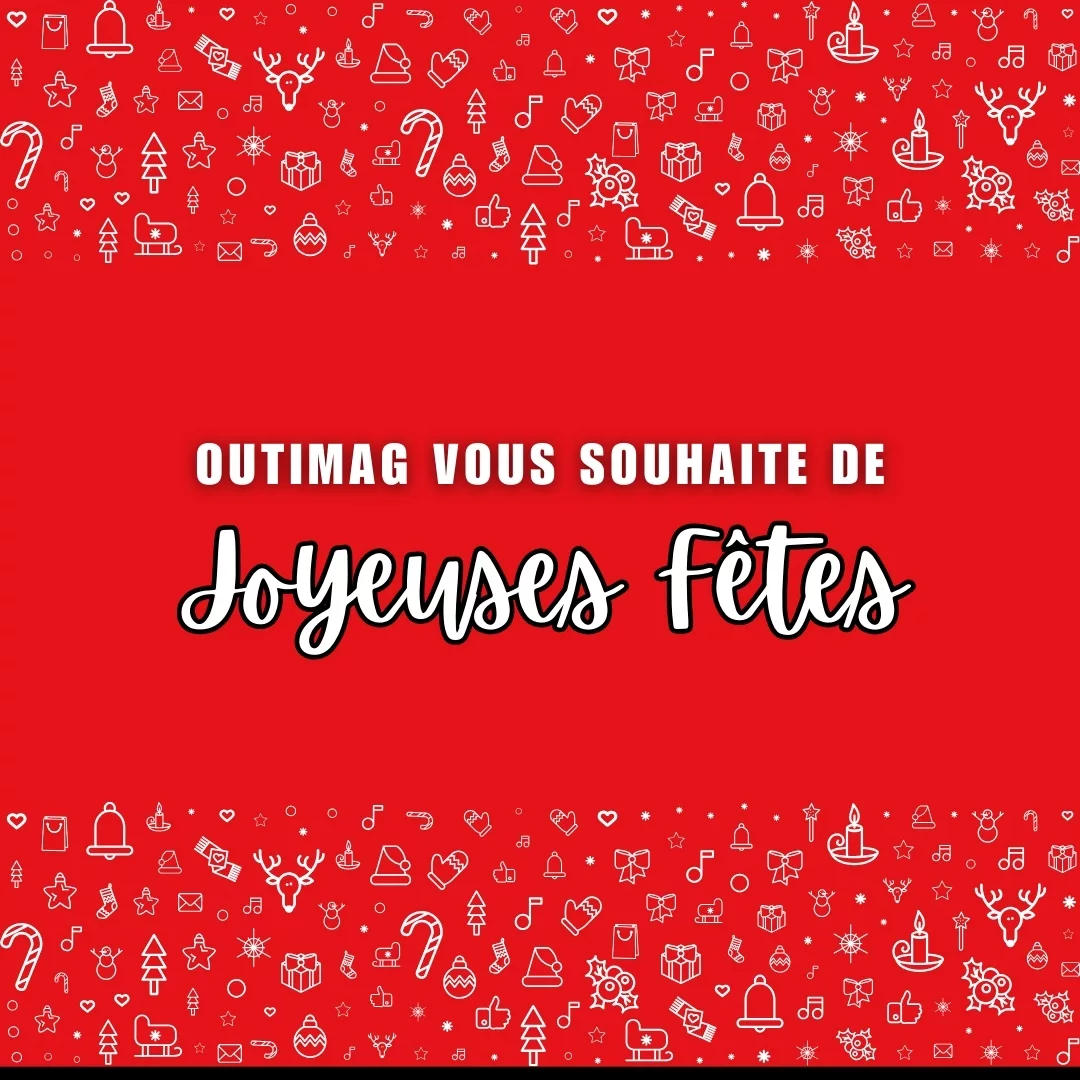 Bannière de Noël de notre magasin Outimag